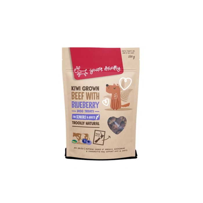 Yours Droolly Treats Yours Droolly Beef with Blueberry Dog Treats 100g