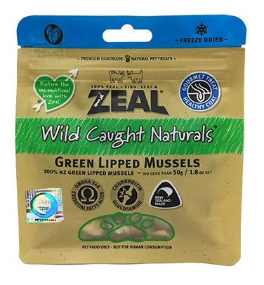 Zeal Treats Zeal Wild Caught Mussels 50g