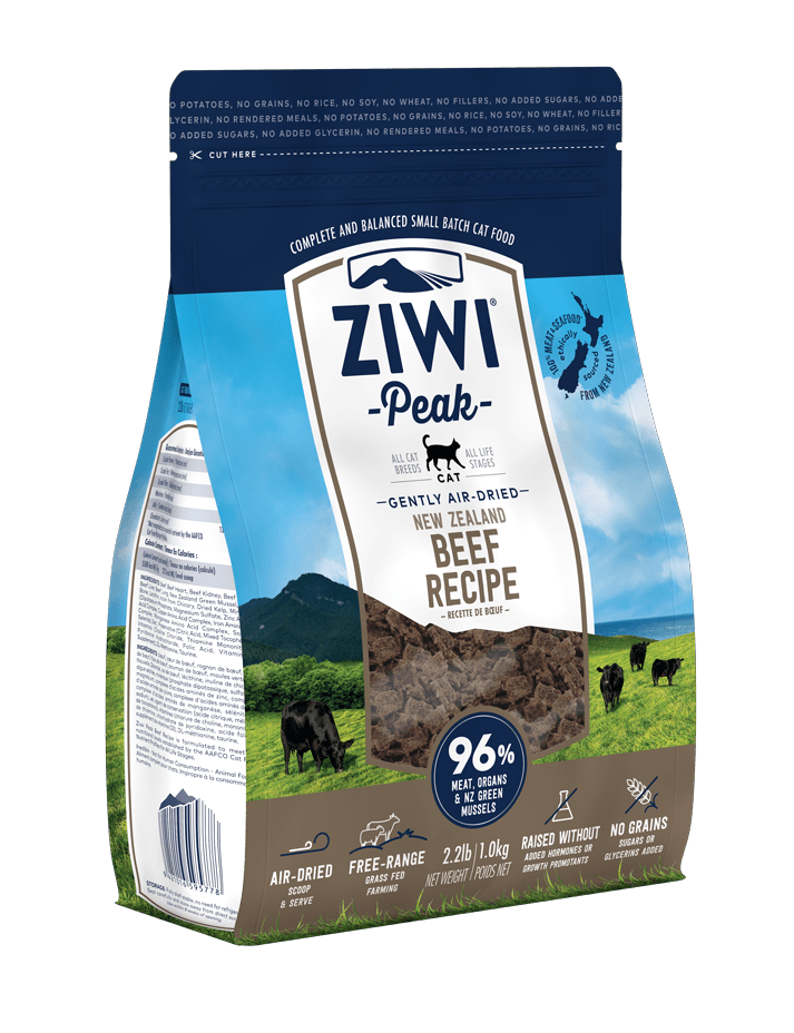 Ziwi Peak Air Dried Food Ziwi Peak Air Dried Beef Cat Food