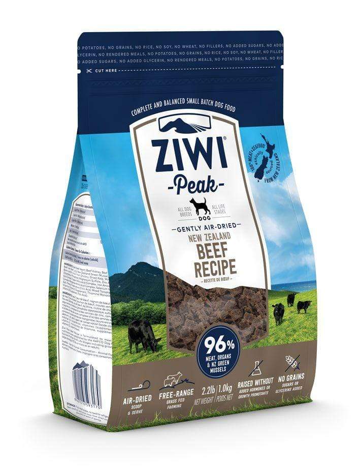 Ziwi Peak Air Dried Food Ziwi Peak Air Dried Beef Dog Food
