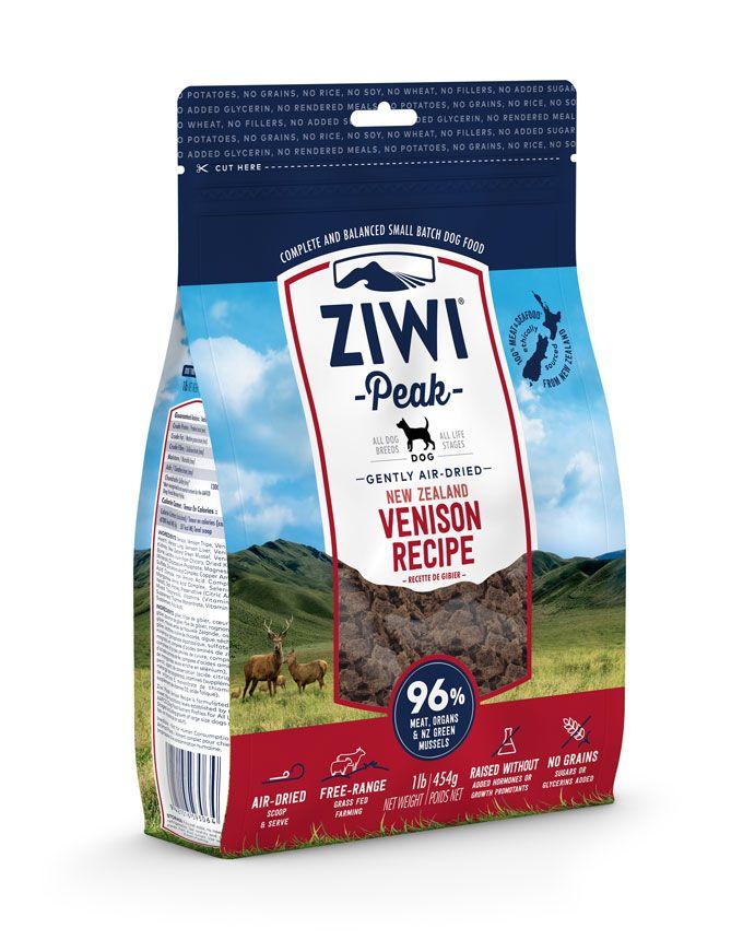 Ziwi Peak Air Dried Food 454g Ziwi Peak Air-Dried Venison Dog Food