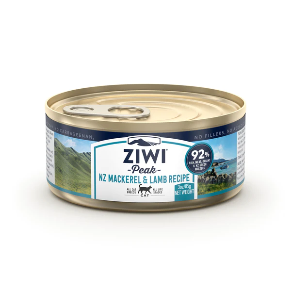 Ziwi Peak Canned Food Ziwi Peak Canned Mackerel & Lamb Cat Food 85g