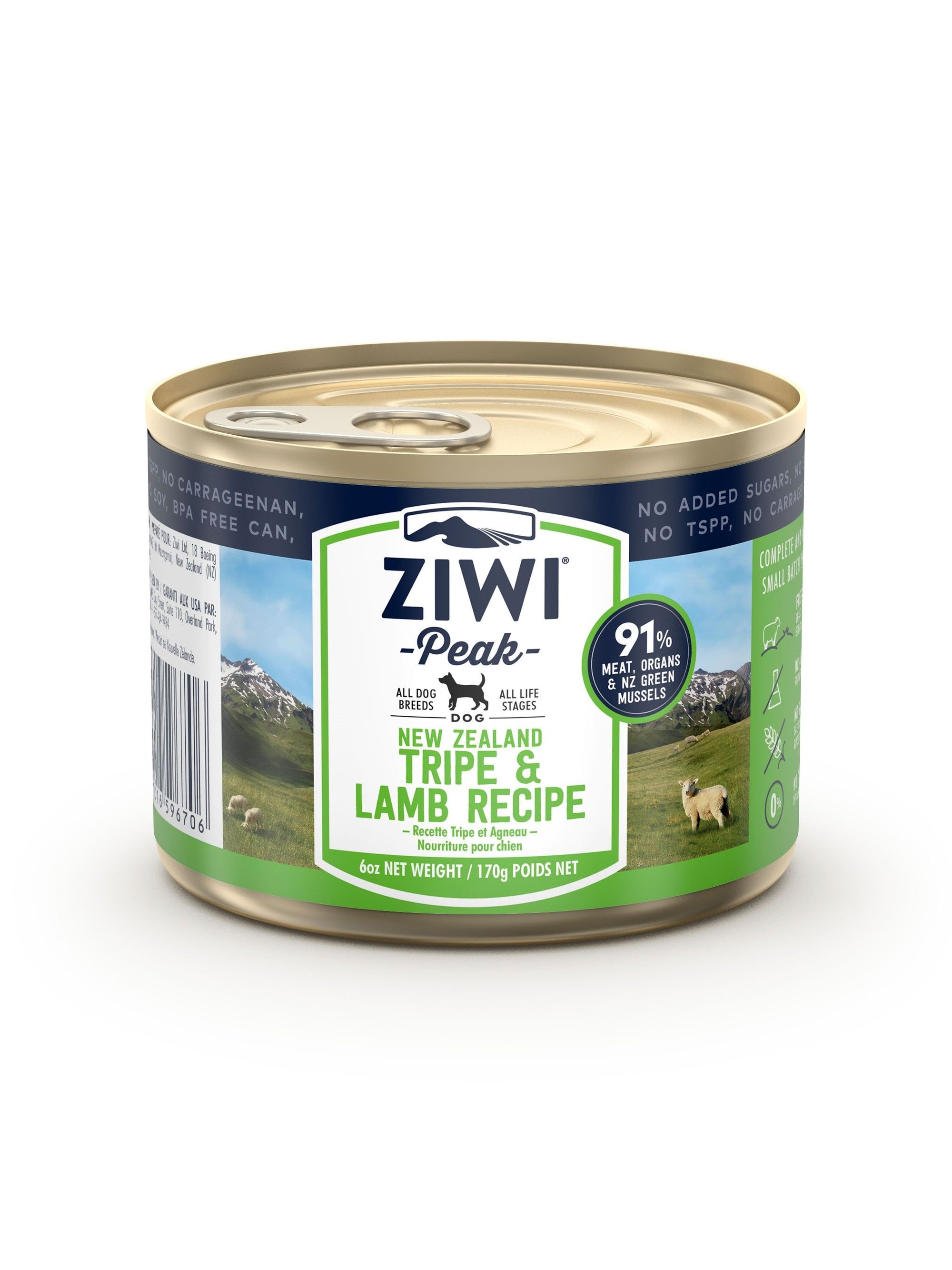 Ziwi Peak Canned Food Ziwi Peak Canned Tripe and Lamb Dog Food 170g