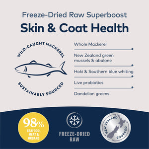 Ziwi Peak Freeze Dried ZIWI Peak Freeze-Dried Mackerel Dog Food Booster Skin & Coat