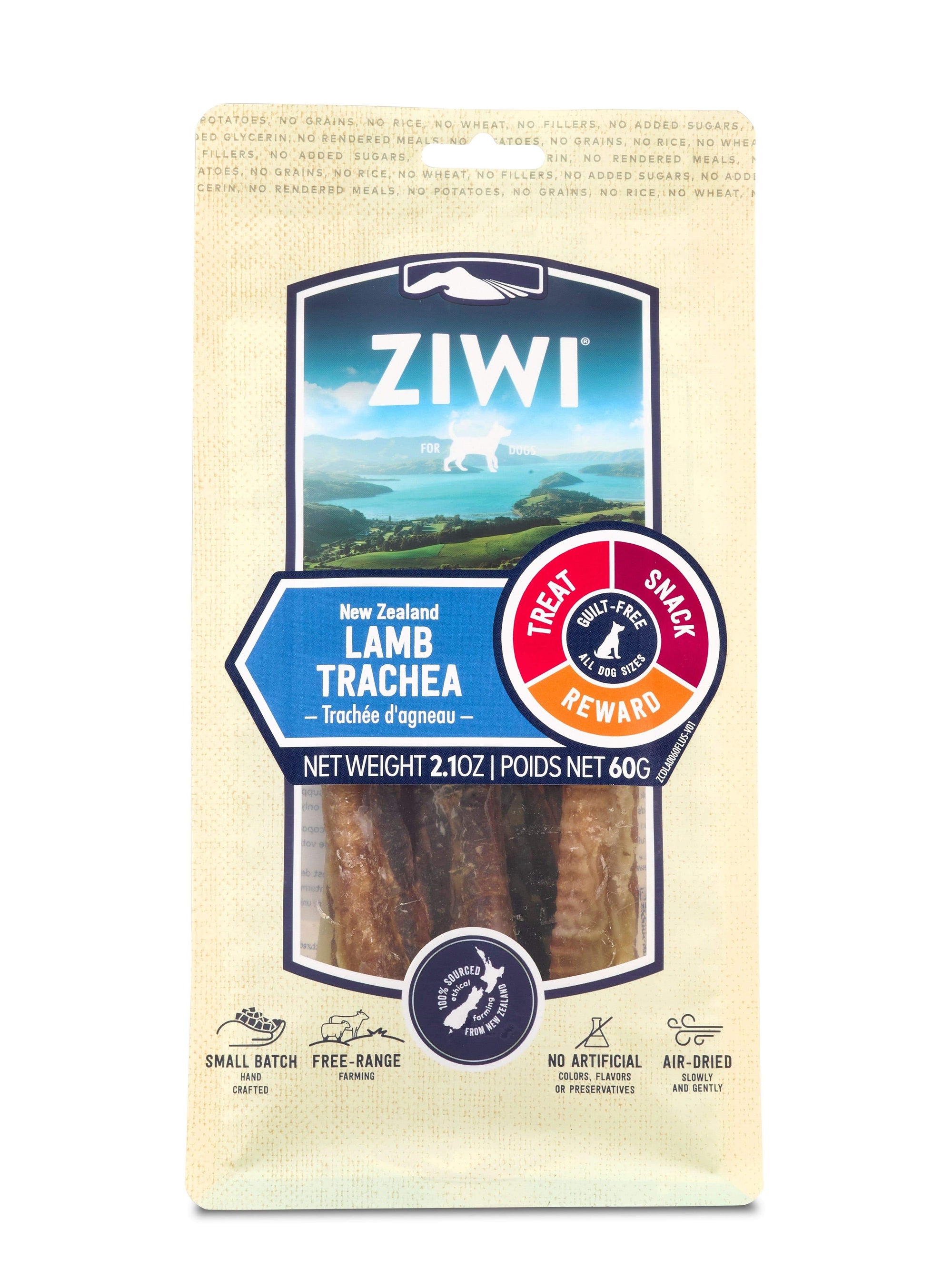 Ziwi Peak Treats Ziwi Dog Treat Lamb Trachea